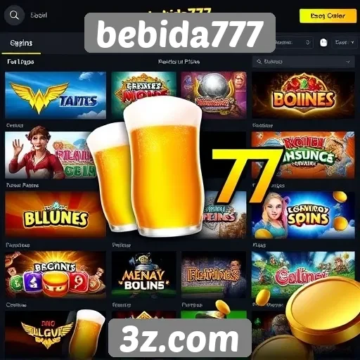 Opções de jogos disponíveis no bebida777
